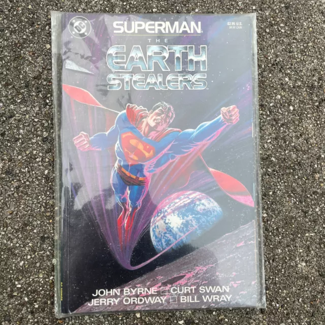 Superman The Earth Stealers Comics Book 1988 DC