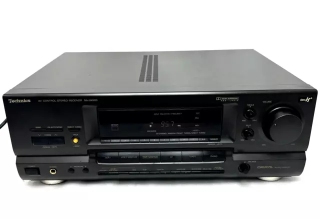 Stereo Receiver Technics Audio/ Video Control SA-GX690 - TESTED