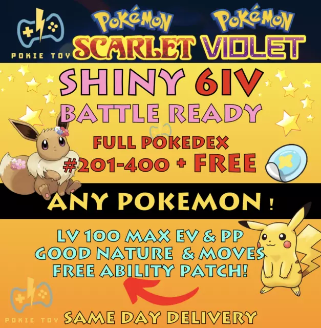 Pokemon Let's Go Pikachu/Eevee PICK ANY x1 SHINY ALL KANTO