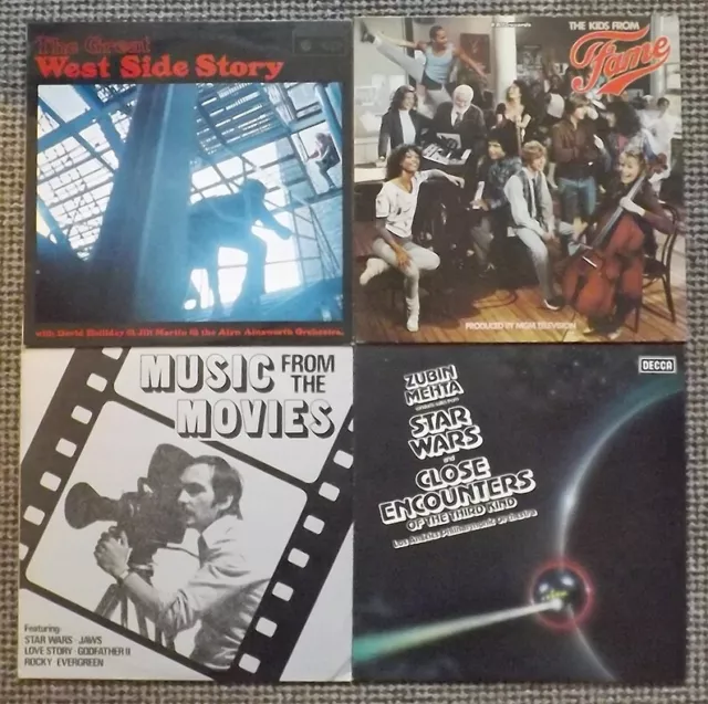 Movie / Film / Musicals Soundtrack vinyl LPs x 4