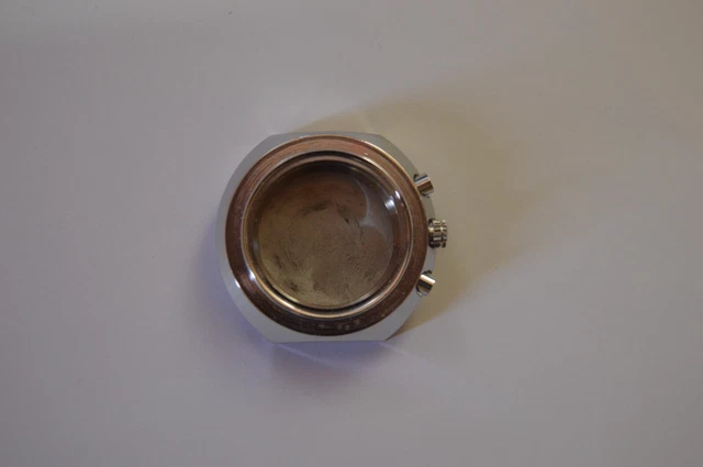 Boîtier Montre Homme Gruen Vintage Argent - 27,68 Mm - Ancien Stock Suisse