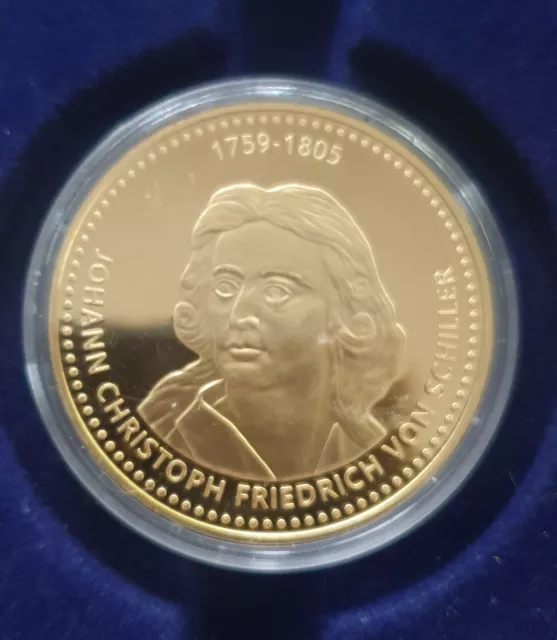 Münze/Medaille Johann Christoph Friedrich von Schiller TOP Sammlung