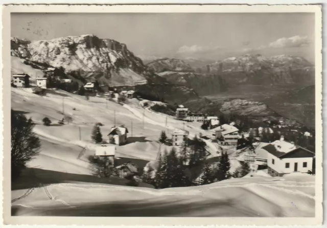 Vaneze Di Bondone D'inverno - Trento - Panorama Con Paganella - Viagg. -75552-