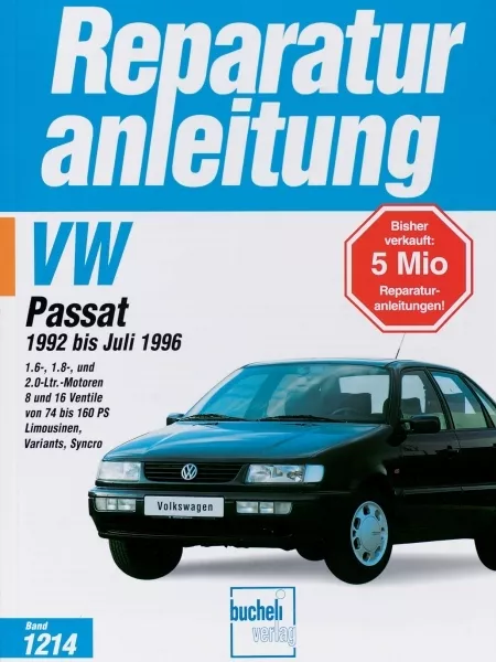 VW PASSAT 4 35i ab 1992 Reparaturanleitung Reparaturbuch Handbuch Buch Reparatur