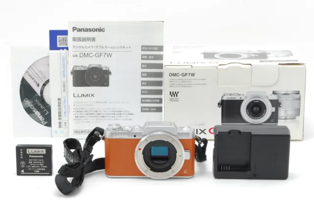 [N.MINT In BOX]Panasonic LUMIX DMC-GF7 Digital Camera Body Brown From Japan