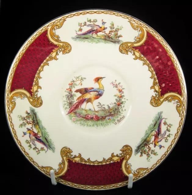 Myott Royal Crown Colourful Chelsea Birds by A. Robert Side Plate