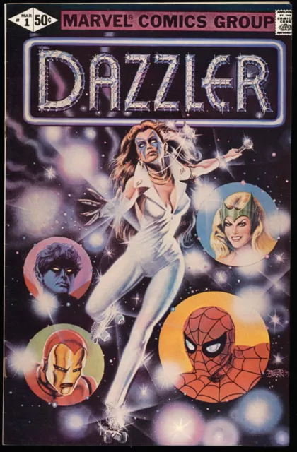 DAZZLER #1 1981 1ST DIRECT DISTRIBUTION COMIC By MARVEL Painted Cover X-MEN APP