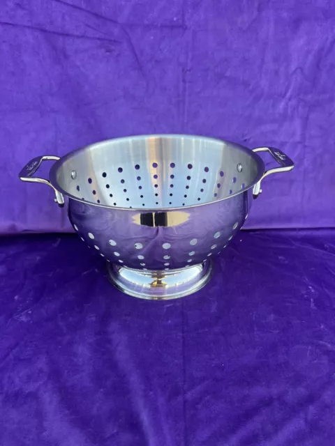 ALL-CLAD Classic Stainless Steel 5 Quart Colander Strainer 10”