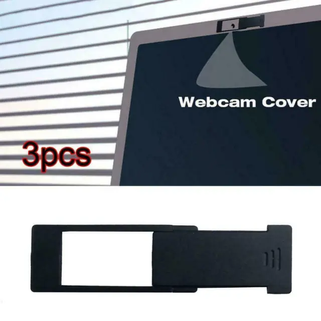 3Pcs WebCam Cover Shutter Magnet Slider Plastic Universal Camera Covers X4Q.AU
