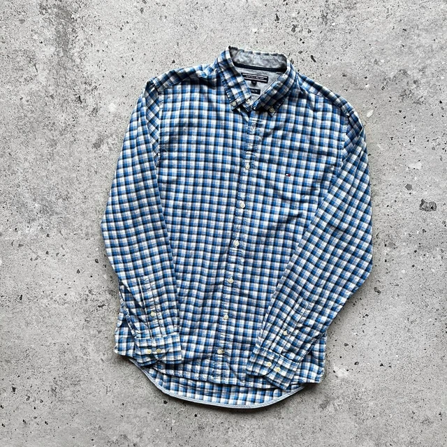 Camicia a maniche lunghe con bottoni Tommy Hilfiger da uomo, taglia M