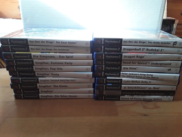 PS2 Playstation 2 Spiele Sammlung, 20 Spiele