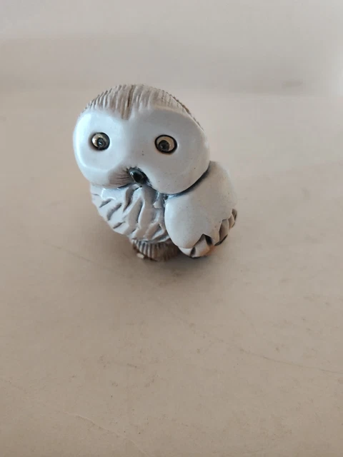 Artesania Rinconada figurine Snowy Owl figurine Vintage Uruguay Artesania Rinconada figurine Snowy Owl figurine Vintage Uruguay