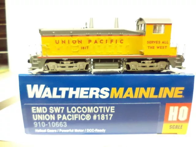 Walthers Ho 910-10663, SW-7 locomotive, Union Pacific 1817, mw42