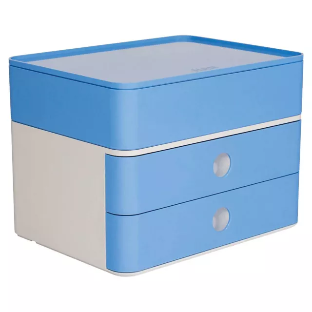 HAN Schubladenbox Smart Box plus ALLISON  sky blue 1100-84, DIN A5 mit 3...