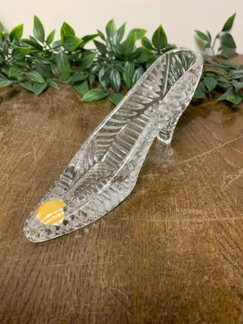 Ladies cut glass crystal shoe