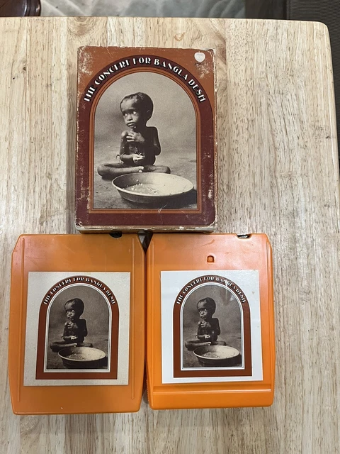 George Harrison Concert For Bangla Death Custom Box 8 Track Tapes Refurbished