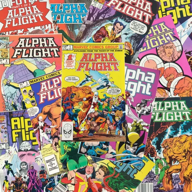 Alpha Flight 1-130 CHOOSE PICK ISSUE to Complete Set 1983 Marvel 2 3 4 5 6 33 51