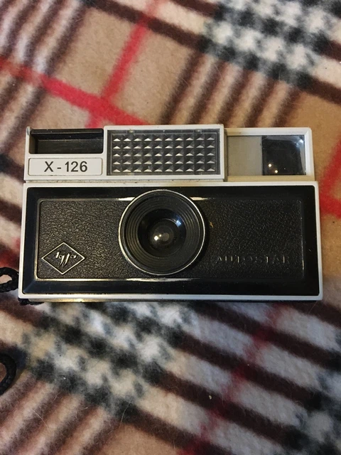 Vintage Agfa Black X126 Autostar Camera Good Condition