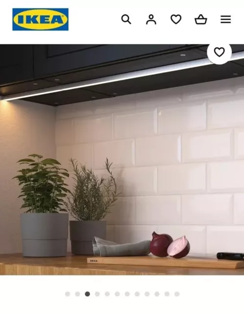 MITTLED LED ktchn drawer lighting w sensor, dimmable white, 16 - IKEA