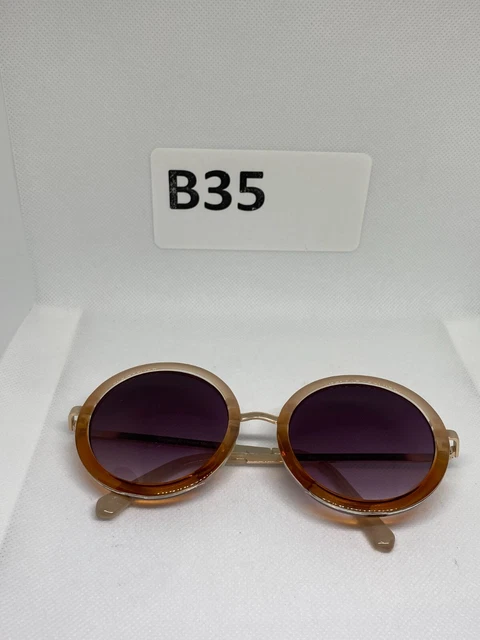 CATHERINE MALANDRINO RETRO Womens Sunglasses Round Oversized  display picture 2