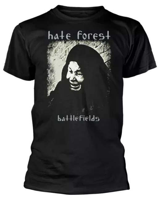 Hate Forest Battlefields Black T-Shirt NEW OFFICIAL