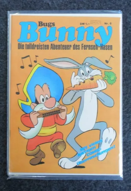 Bugs Bunny Nr. 8 - Mit Beilage (3 Musketiere Marken) - Williams Verlag - Z. 1