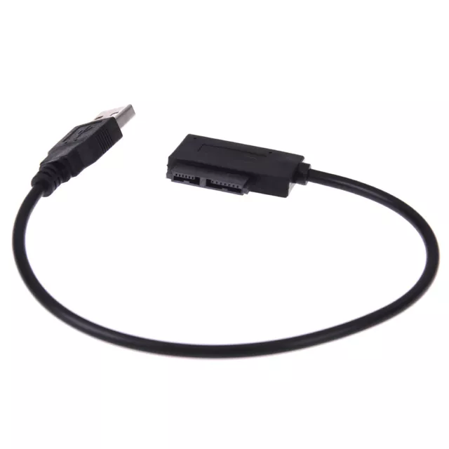 USB-zu-7+6-13-Pin-Slim-SATA/IDE-CD-DVD-ROM-Kabeladapter für optisches Laufwerk
