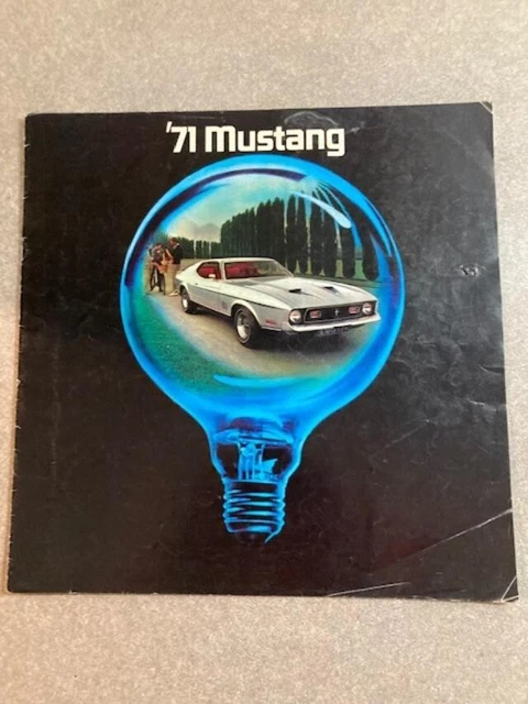 1971 Ford Mustang Car  Dealer Showroom Sales Brochure 16 Pg