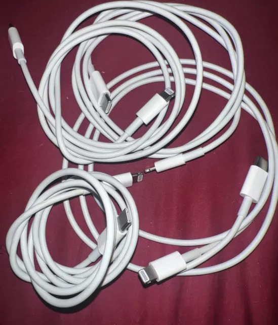 (Bundle4x)-(1x) 3ft Apple USBC/Lightning Cable-(1x) Apple Power Adapter Mo:A2305 3