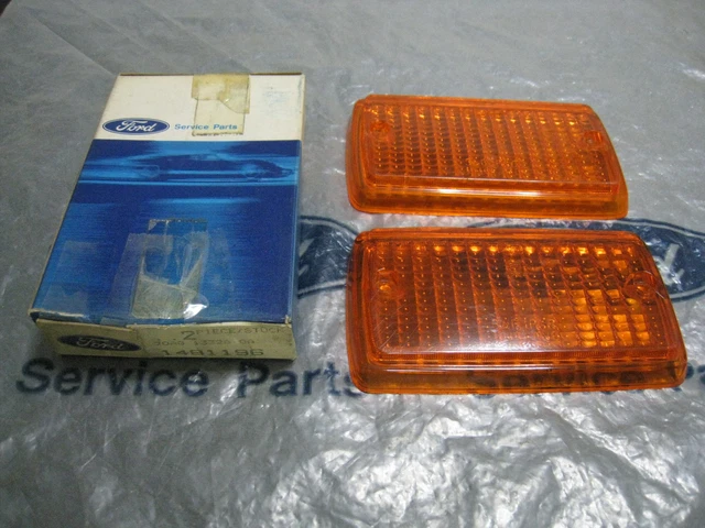 Mk1 Escort Mexico Rs2000 Twin Cam Genuine Ford Nos Front Flasher Lenses