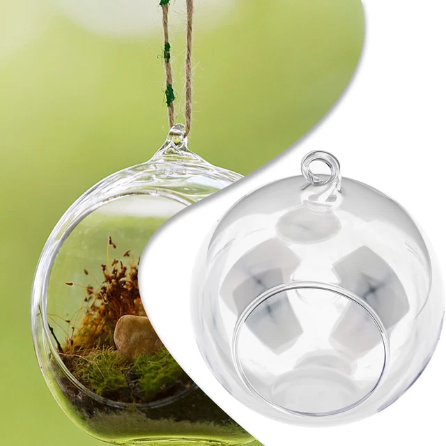 Boule De Terrarium En Verre En Forme De Globe, Vase Transparent, Conteneur De Plantes à Air, Mini Paysage, Bricolage, Décoration De Mariage Et De Maison, 12 Pièces