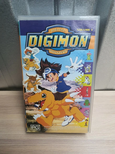 DIGIMON Volume 1 VHS Tape, Great Condition Tested & Working Aus Region Free Post