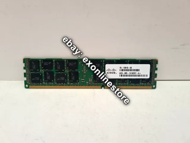 UCS-MR-1X162RY-A - Cisco 16GB (1x16GB) 2Rx4 PC3L-12800 DDR3-1600MHz RDIMM