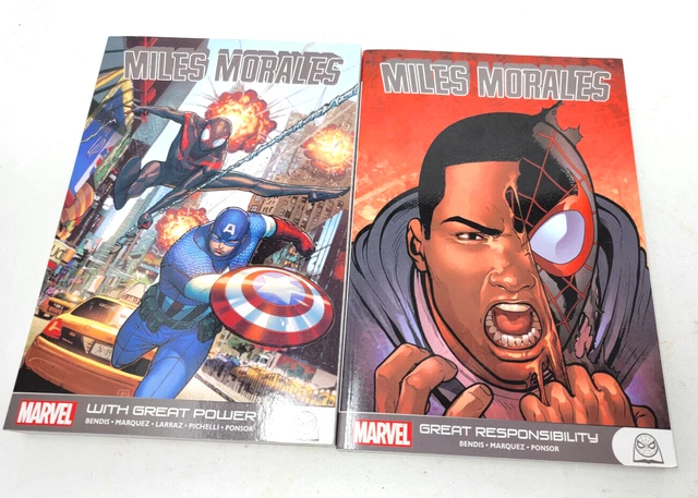 Miles Moreles Great Responsibility & With Great Power ~ Marvel Tpb 2 Book Lot
