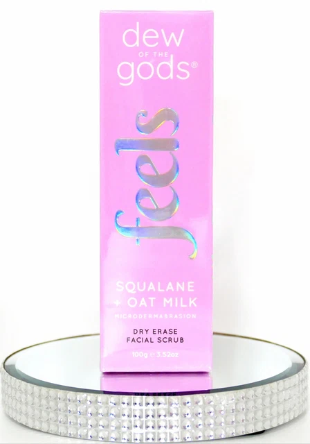 DEW OF THE Gods Feels Dry Erase Squalene + Oat Milk Facial Scrub 3.52oz
