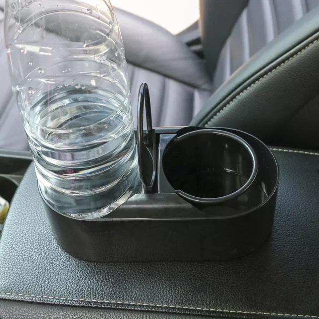 1x Portable Car Drink Holder Dual Hole Interior Organizer Cup Bottle Stands