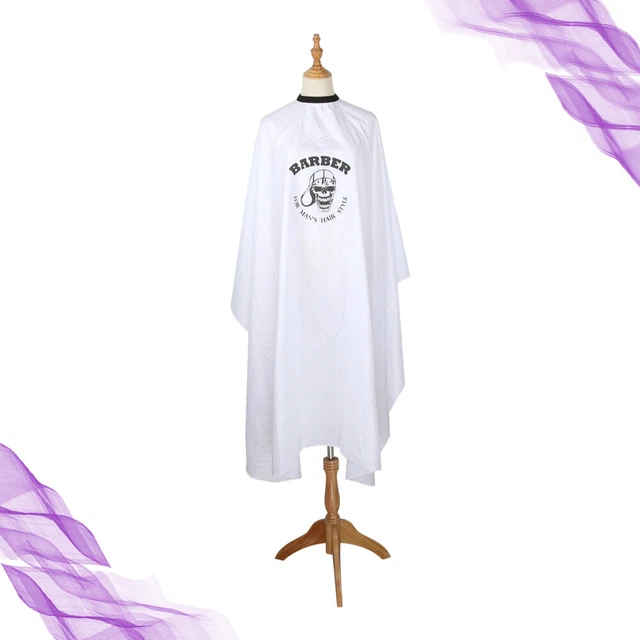 Vestido de peluquería impermeable con capa de poliéster para cortar el pelo