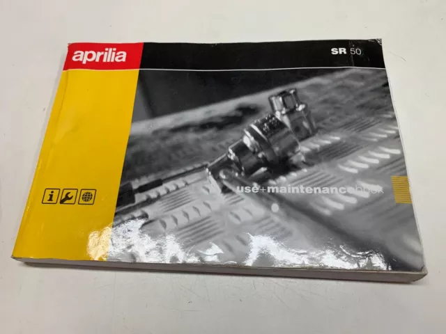 Betriebsanleitung Manual Gebrauchsanweisung Anleitung Aprilia Sr50 SR 50