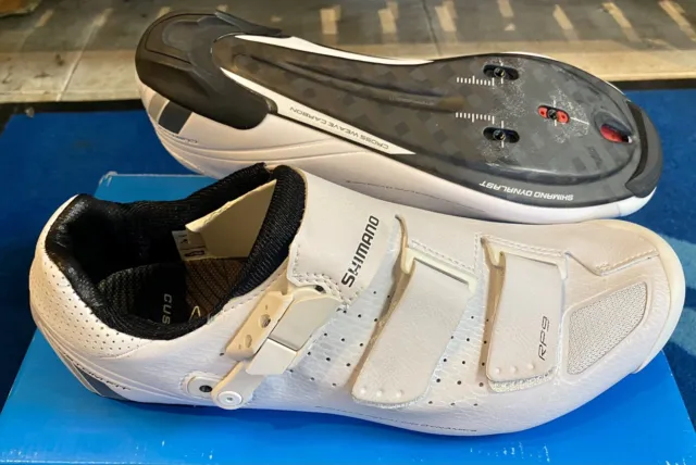Shimano RP9 SPD SL Road Cycling Shoes in White size EU45/UK9.5 RRP £220