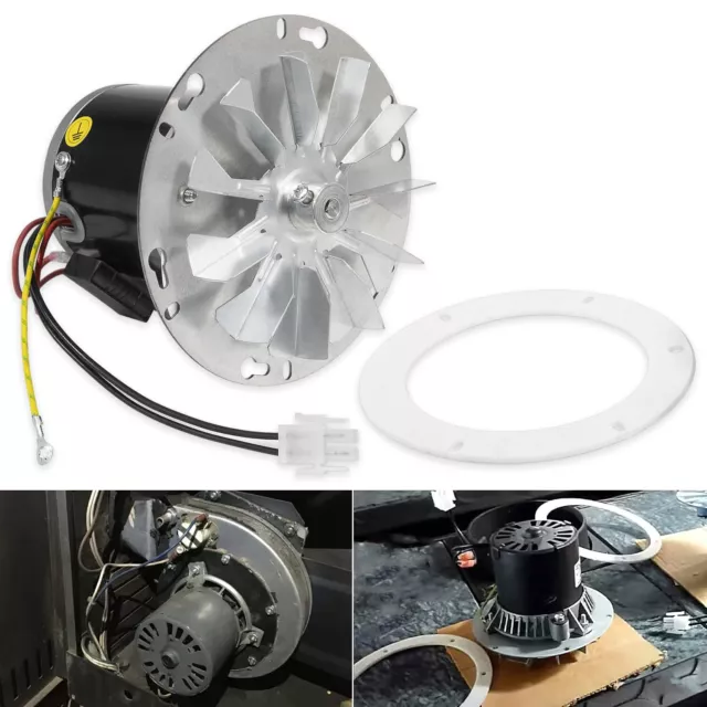 12056010 Combustion Exhaust Blower Motor/Impeller Kit w/Gasket for Whitfield