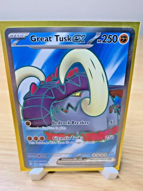 Pokemon - 123/198 - Presa Grande ex (Great Tusk) - Scarlet & Violet Base -  SV1PT