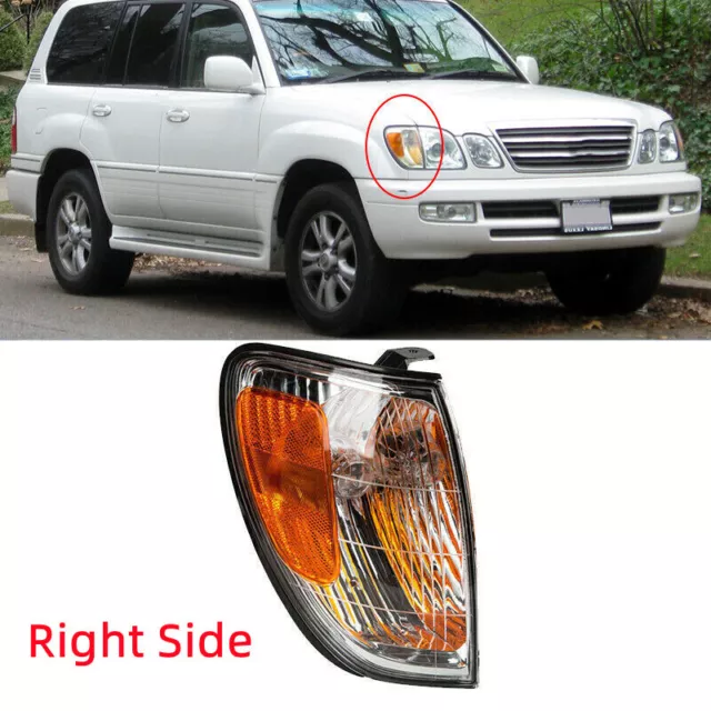 Right Side Marker Corner Parking Lights Turn Signals For Lexus LX470 1998-2007