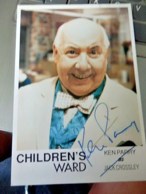 Ken  Parry   -  British    Actor   -  Autographed   Photo
