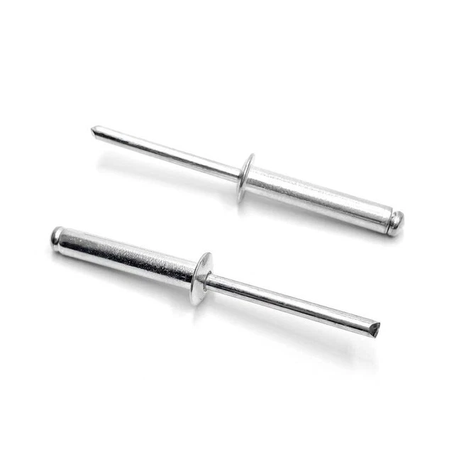 100pcs 3/16" x 1" Aluminum Blind Rivets, 4.8 x 25mm Pop Rivets, Pack of 100