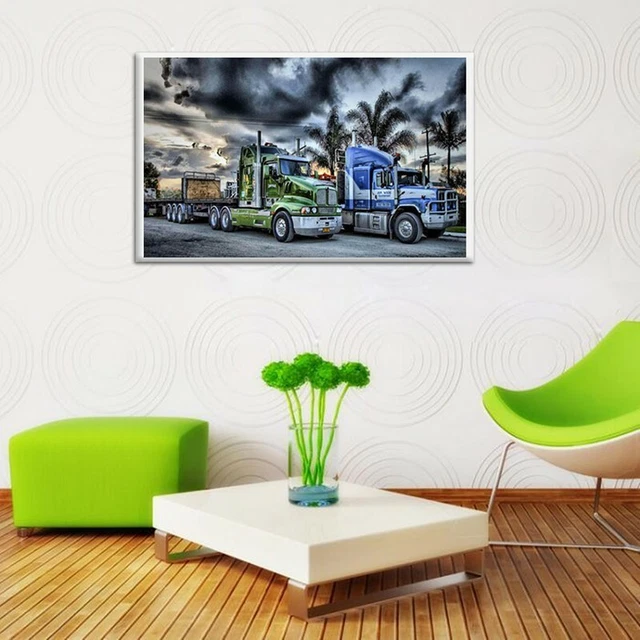 DIY Diamant Malen Lkw Stickereien Kreuzstich Basteln Sete 5D Heim Dekoration