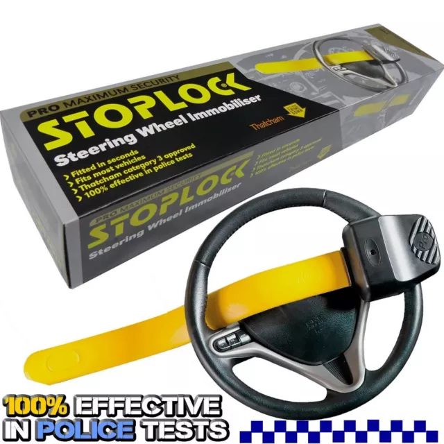 Bloqueo antirrobo Stoplock Thatcham CAT 3 FURGONETAS VOLANTE MOVILIZADOR SEGURIDAD BLOQUEO ANTIRROBO 3