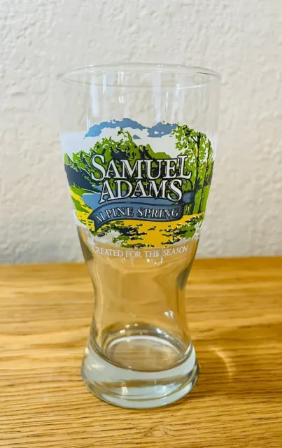 Samuel Adams Alpine Spring Created for the Season Pint Beer Glass 16oz Sam Adams