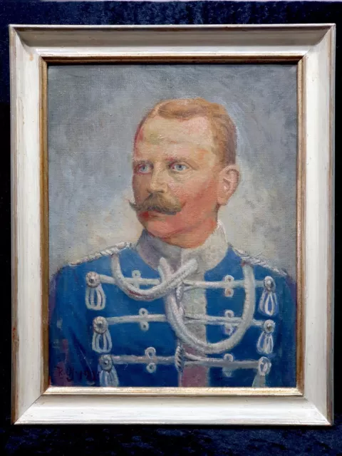 Gemälde Husaren-Regiment Königin Wilhelmina der Niederlande Hannoversches Nr. 15