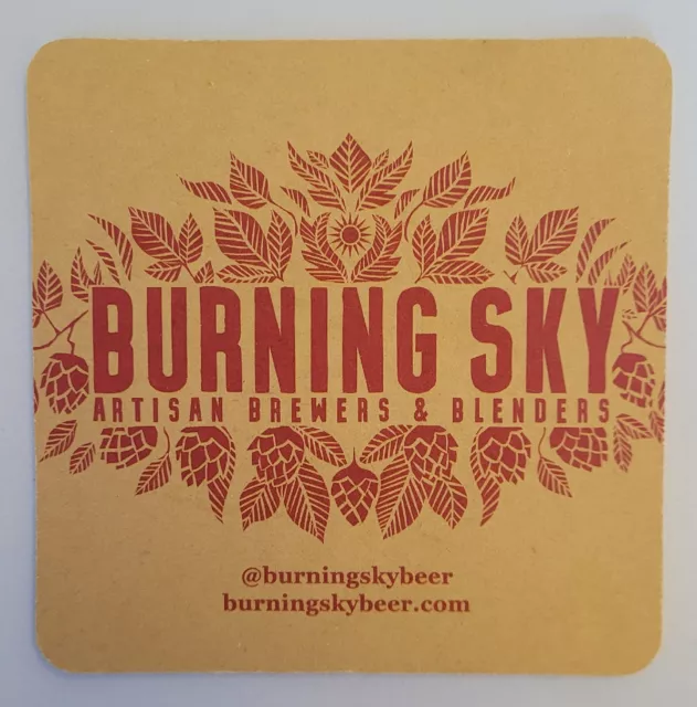 Burning Sky - Artisan Brewers & Blenders - Craft Beer Mat