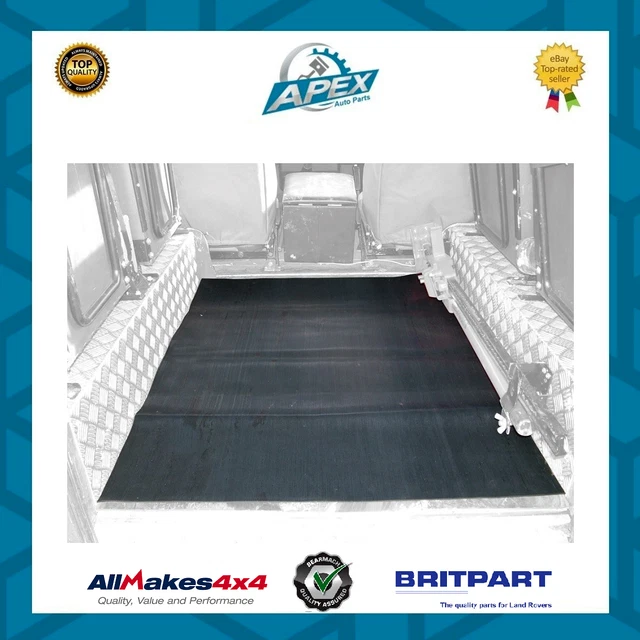 Land Rover Rear Rubber Map REAR LOADSPACE RIBBED Rubber Mat For Land Rover Series 88